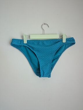 NEW Hollister Large Swimsuit Bikini Bottoms Cheeky Blue Polkadot NWT